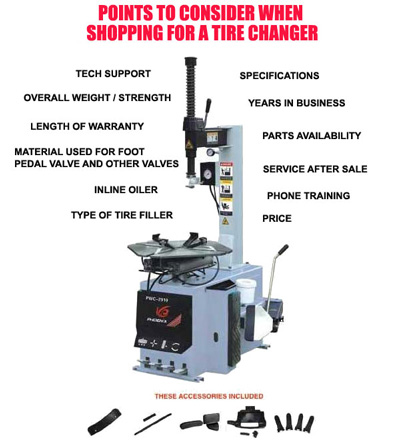 2710 Tire Changer
